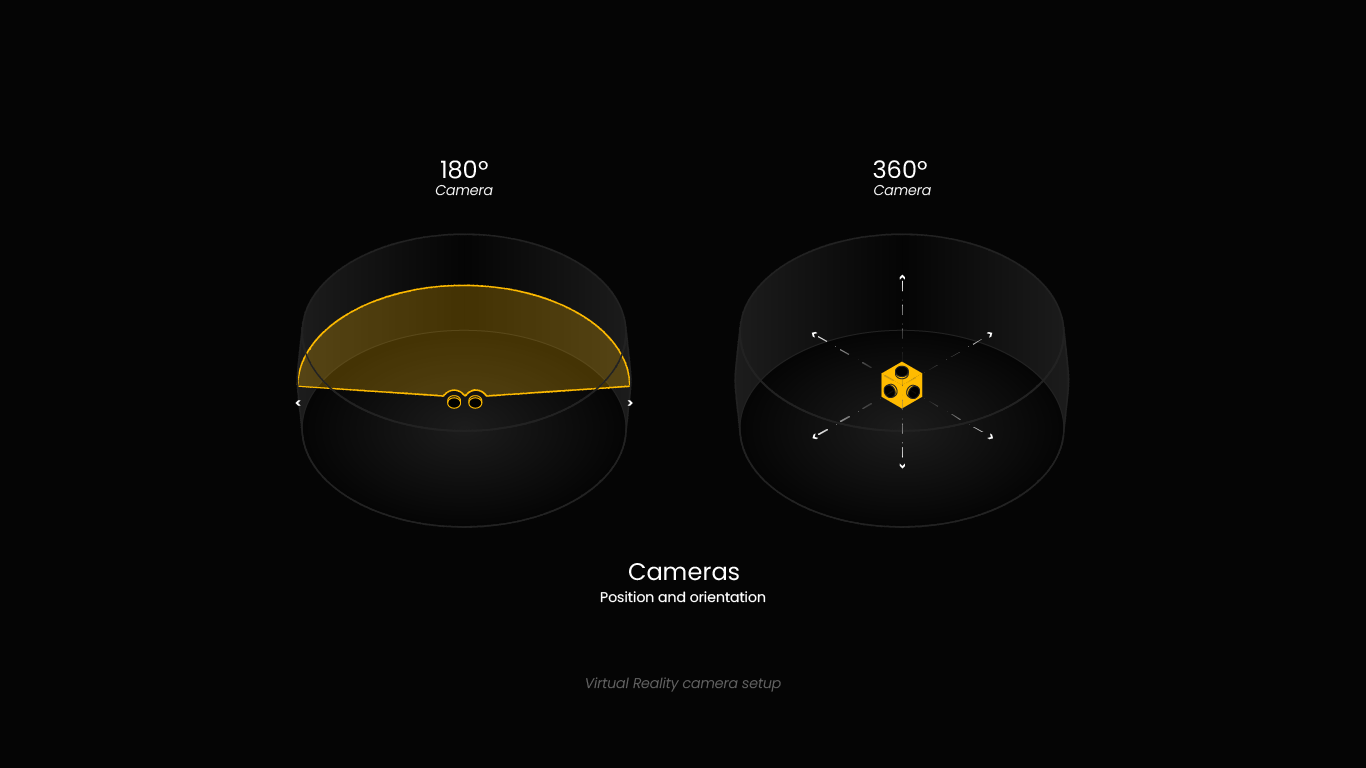 Virtual Reality cameras setup